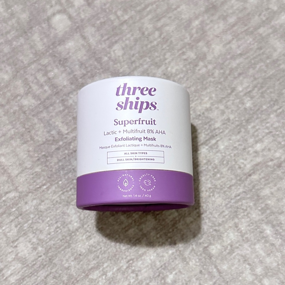 Superfruit Lactic + Multifruit 8% AHA Exfoliating Mask Three Ships